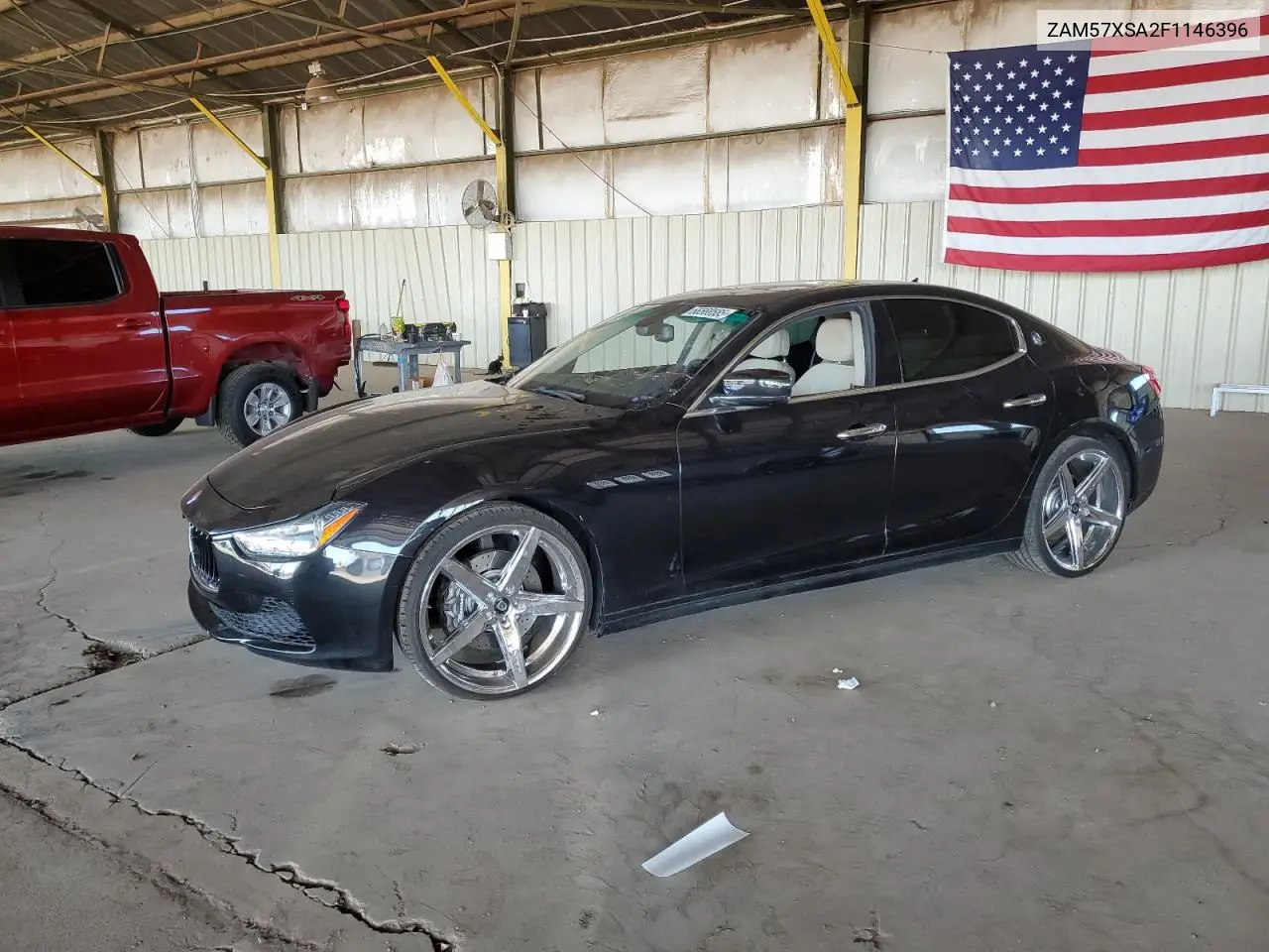 2015 Maserati Ghibli VIN: ZAM57XSA2F1146396 Lot: 56568585