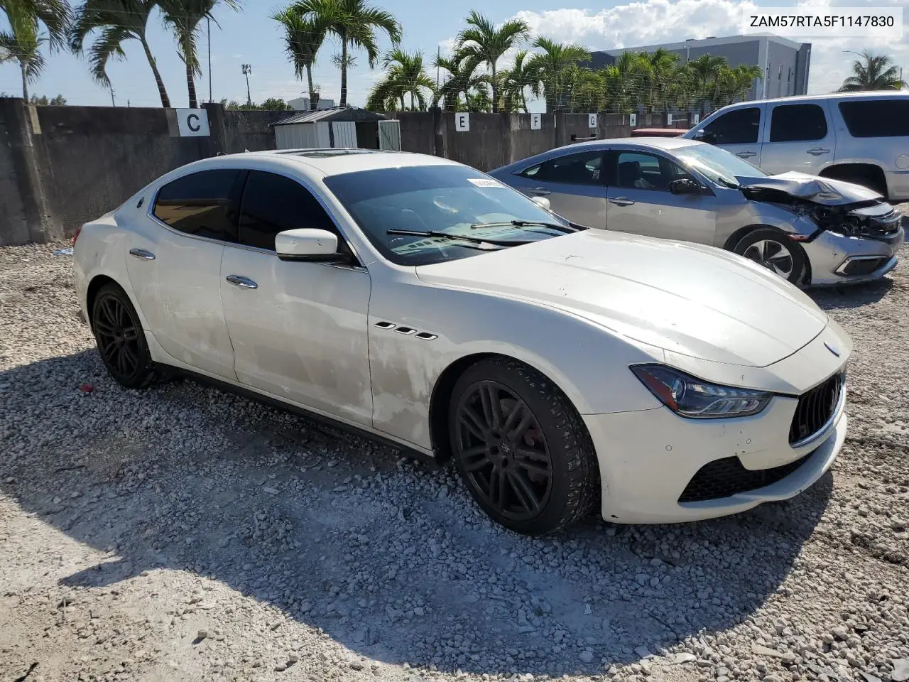 zam57rta5f1147830 ZAM57RTA5F1147830 2015 Maserati Ghibli S