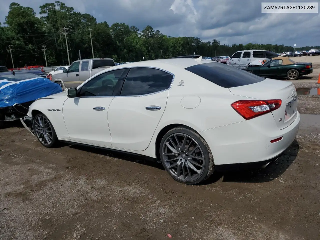 2015 Maserati Ghibli S VIN: ZAM57RTA2F1130239 Lot: 61567495