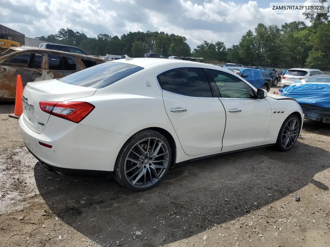 2015 Maserati Ghibli S VIN: ZAM57RTA2F1130239 Lot: 61567495