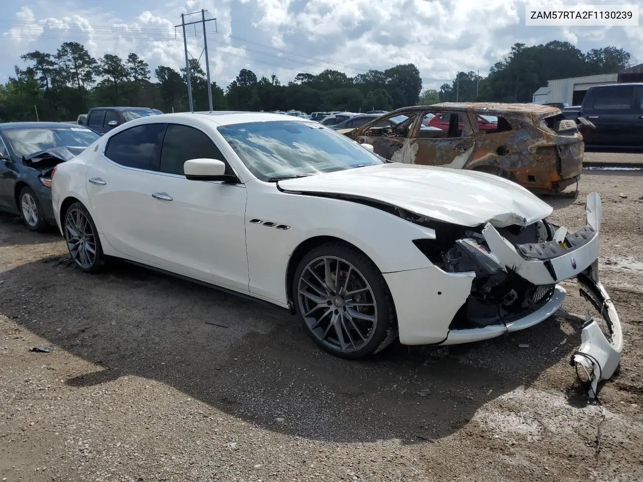 2015 Maserati Ghibli S VIN: ZAM57RTA2F1130239 Lot: 61567495