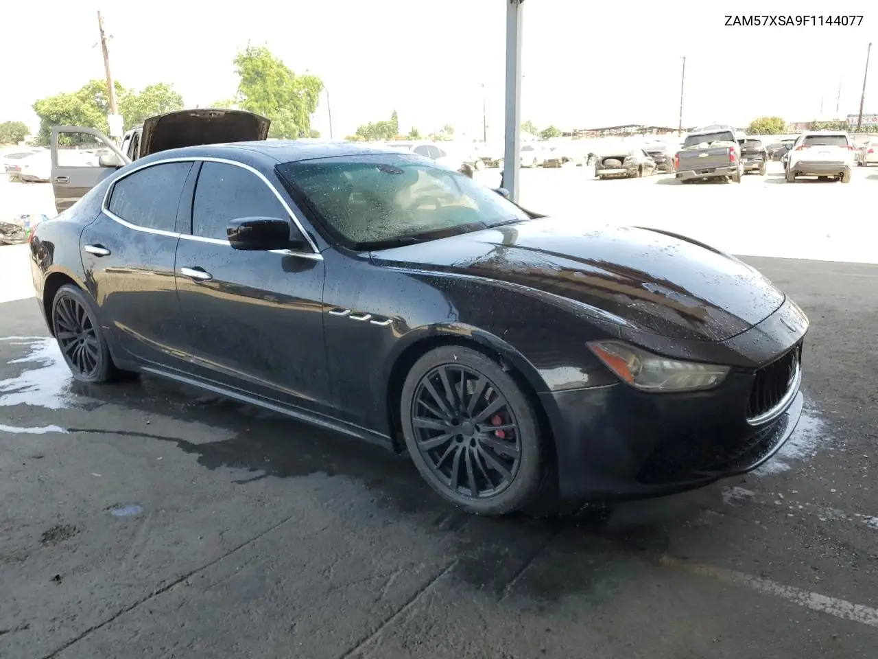 2015 Maserati Ghibli VIN: ZAM57XSA9F1144077 Lot: 62903255