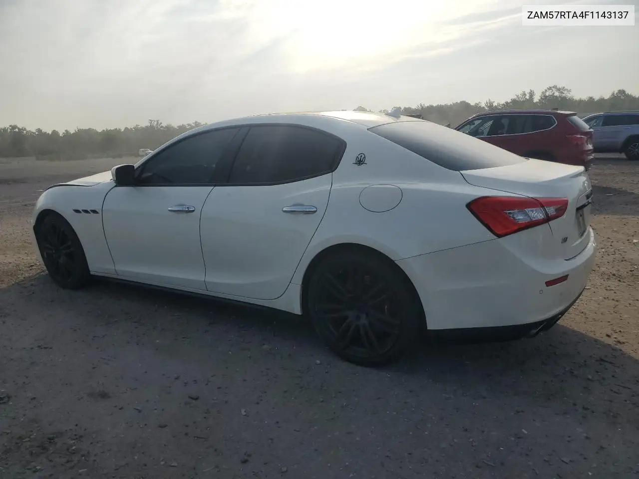 2015 Maserati Ghibli S VIN: ZAM57RTA4F1143137 Lot: 62942075