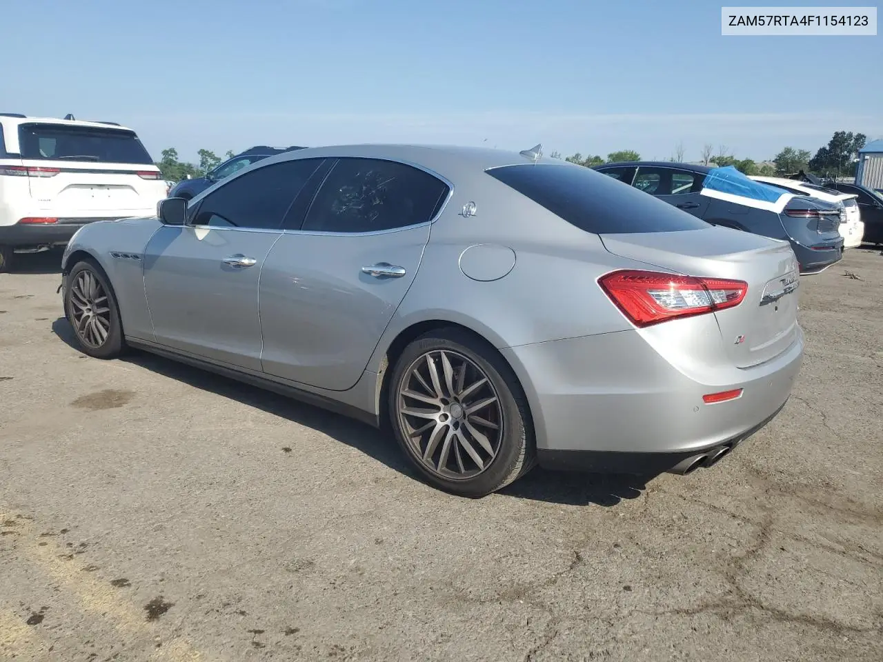 2015 Maserati Ghibli S VIN: ZAM57RTA4F1154123 Lot: 63394965