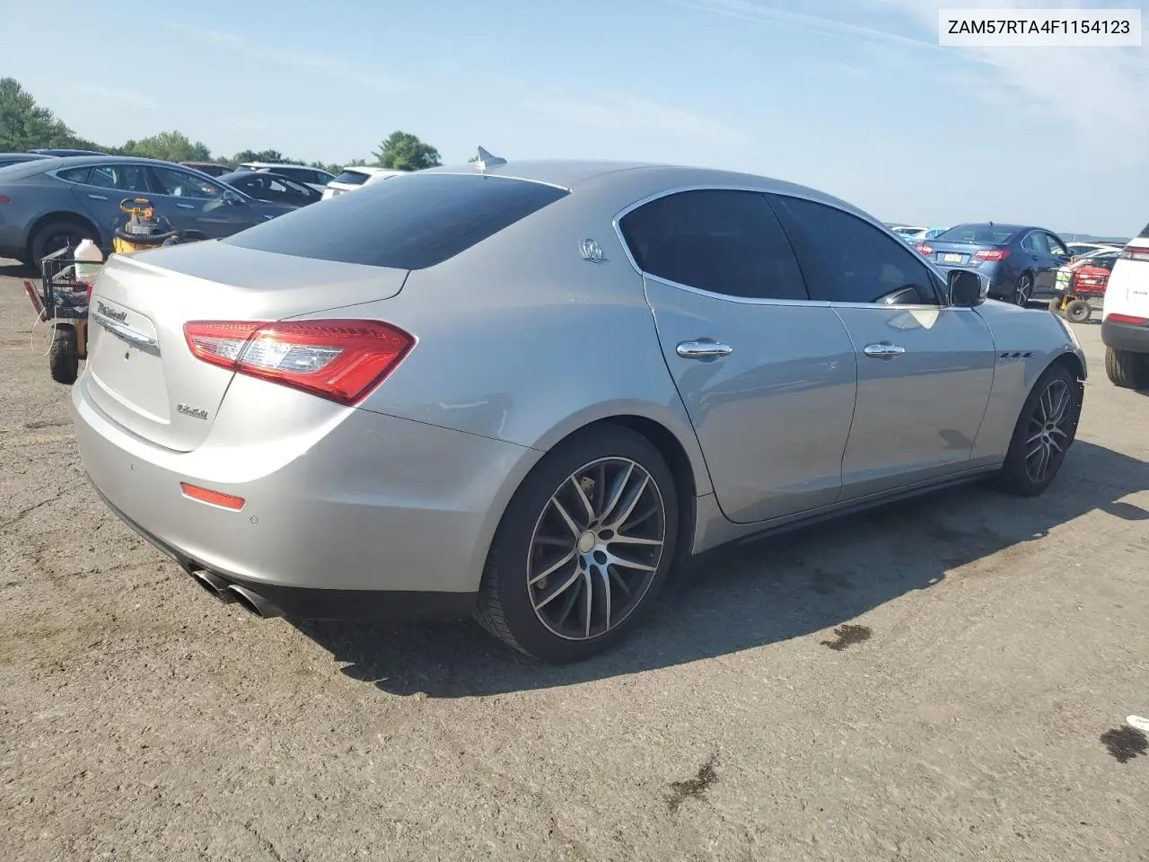 2015 Maserati Ghibli S VIN: ZAM57RTA4F1154123 Lot: 63394965