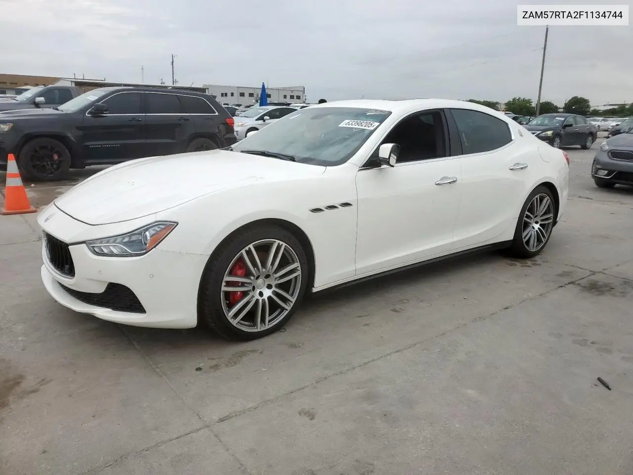 2015 Maserati Ghibli S VIN: ZAM57RTA2F1134744 Lot: 63398205