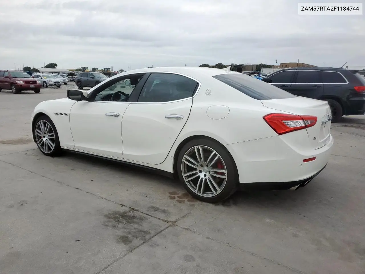 2015 Maserati Ghibli S VIN: ZAM57RTA2F1134744 Lot: 63398205