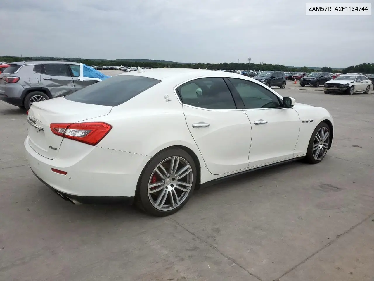 2015 Maserati Ghibli S VIN: ZAM57RTA2F1134744 Lot: 63398205