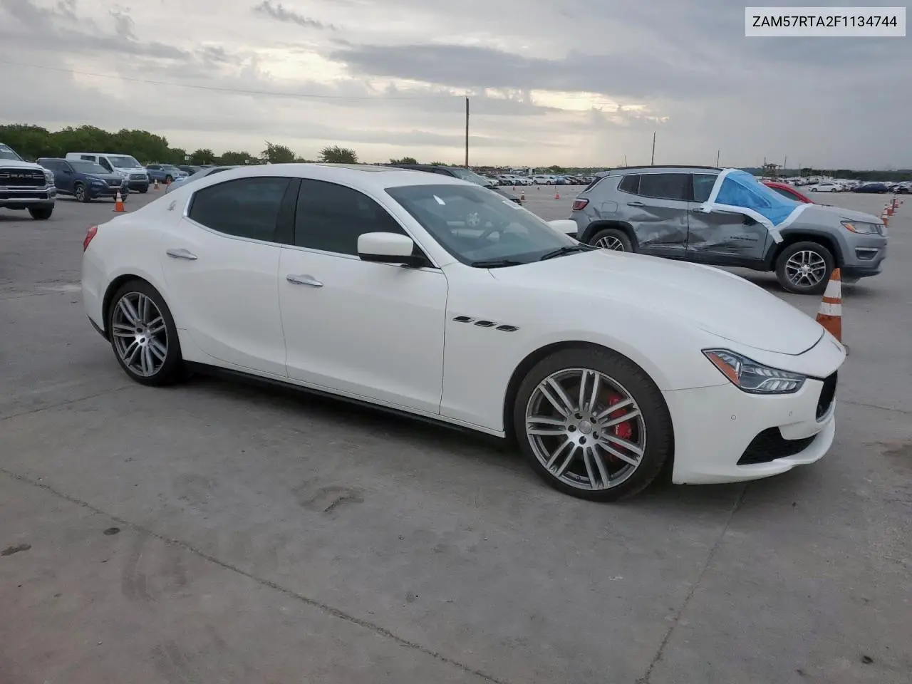 2015 Maserati Ghibli S VIN: ZAM57RTA2F1134744 Lot: 63398205