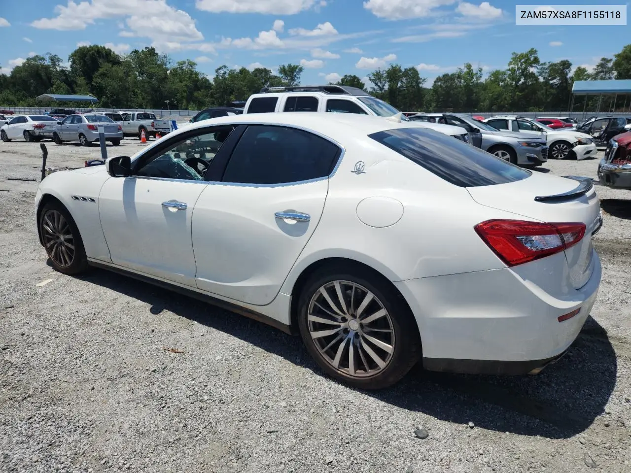 2015 Maserati Ghibli VIN: ZAM57XSA8F1155118 Lot: 64233225
