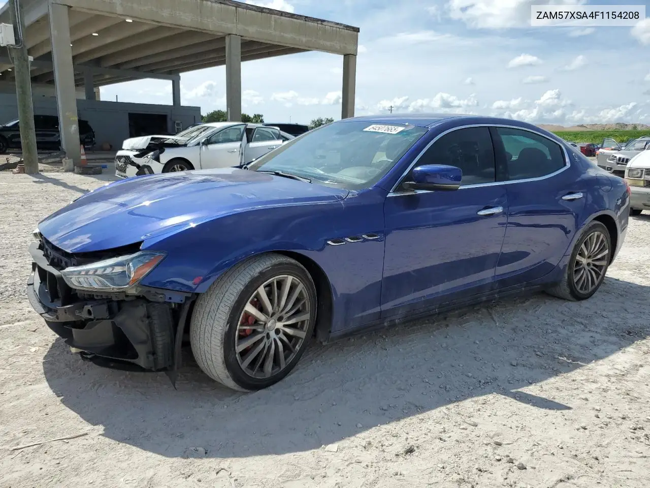 2015 Maserati Ghibli VIN: ZAM57XSA4F1154208 Lot: 64507665