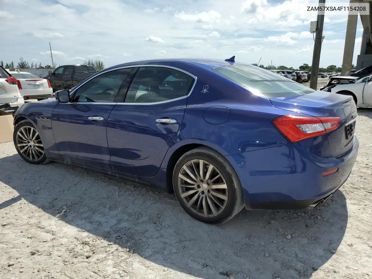 2015 Maserati Ghibli VIN: ZAM57XSA4F1154208 Lot: 64507665