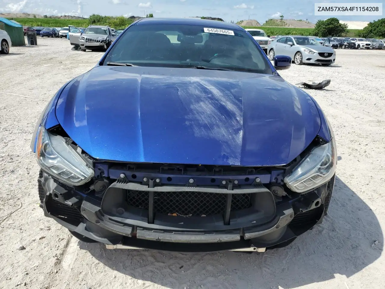2015 Maserati Ghibli VIN: ZAM57XSA4F1154208 Lot: 64507665