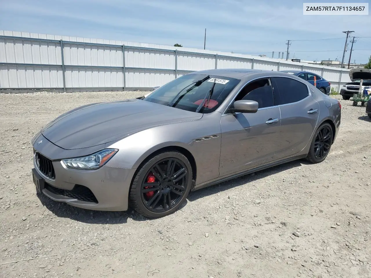 2015 Maserati Ghibli S VIN: ZAM57RTA7F1134657 Lot: 65181575