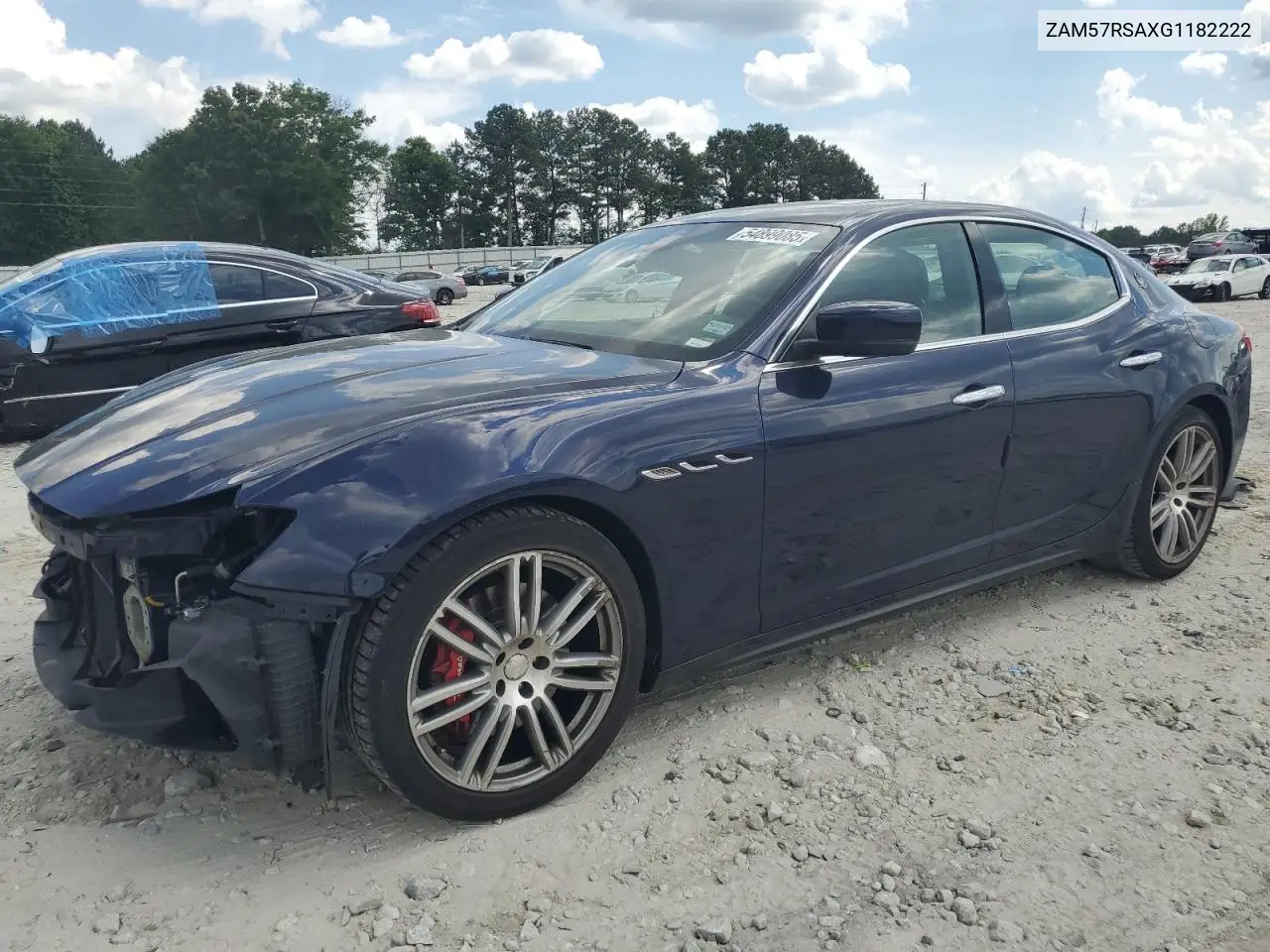 2016 Maserati Ghibli S VIN: ZAM57RSAXG1182222 Lot: 54899085
