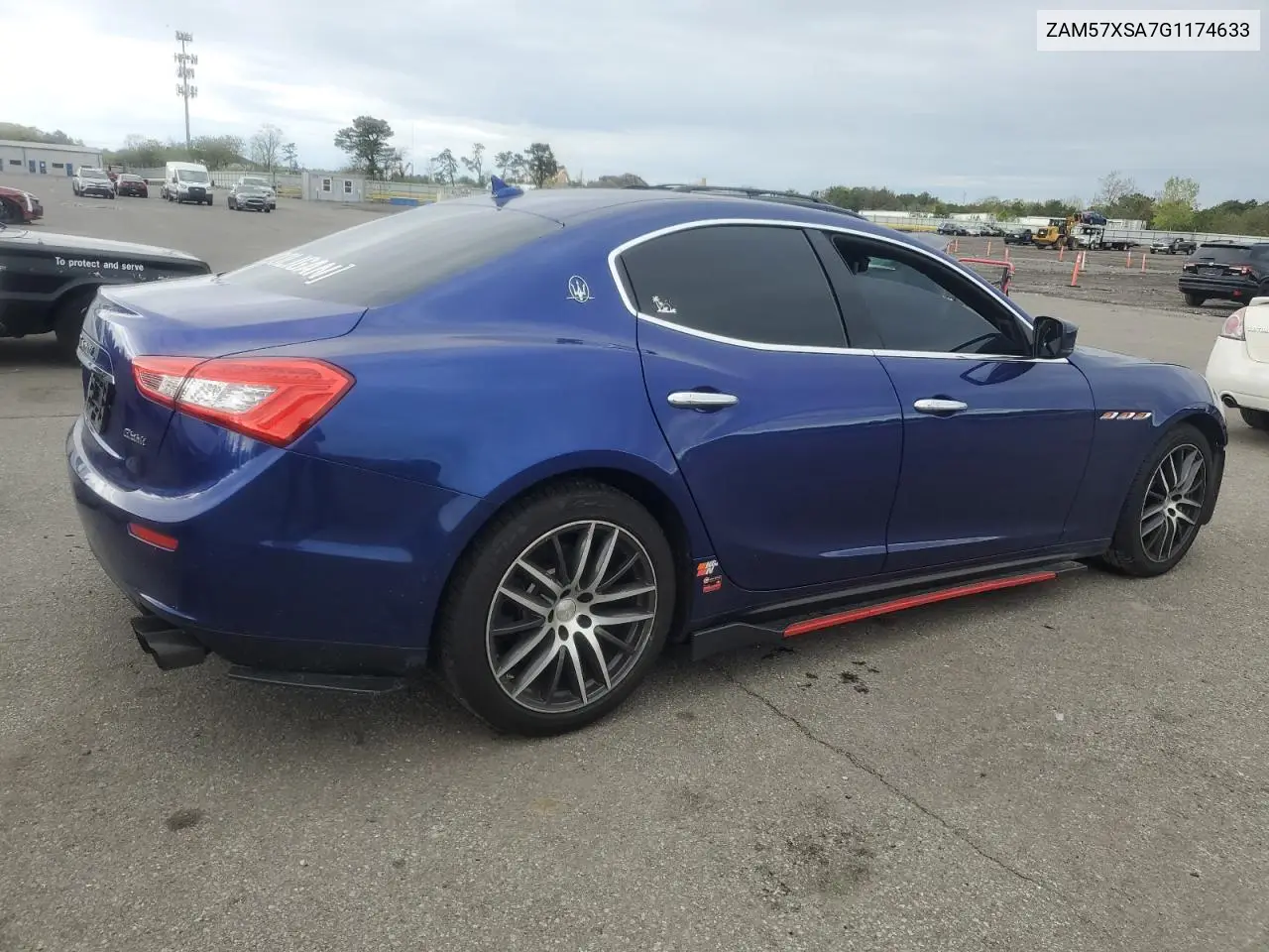 2016 Maserati Ghibli VIN: ZAM57XSA7G1174633 Lot: 55631625