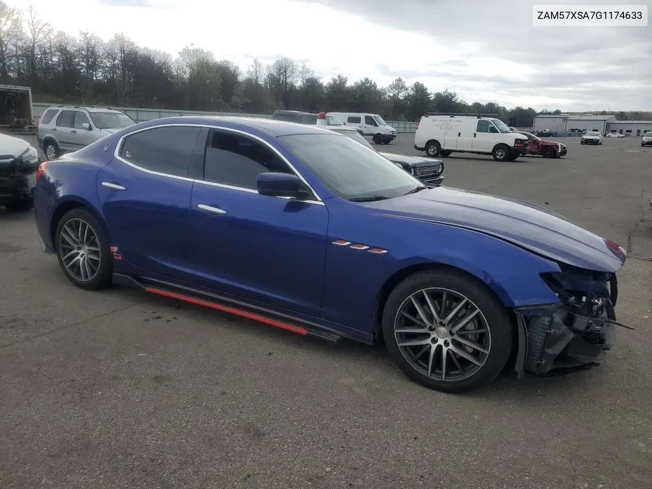 2016 Maserati Ghibli VIN: ZAM57XSA7G1174633 Lot: 55631625