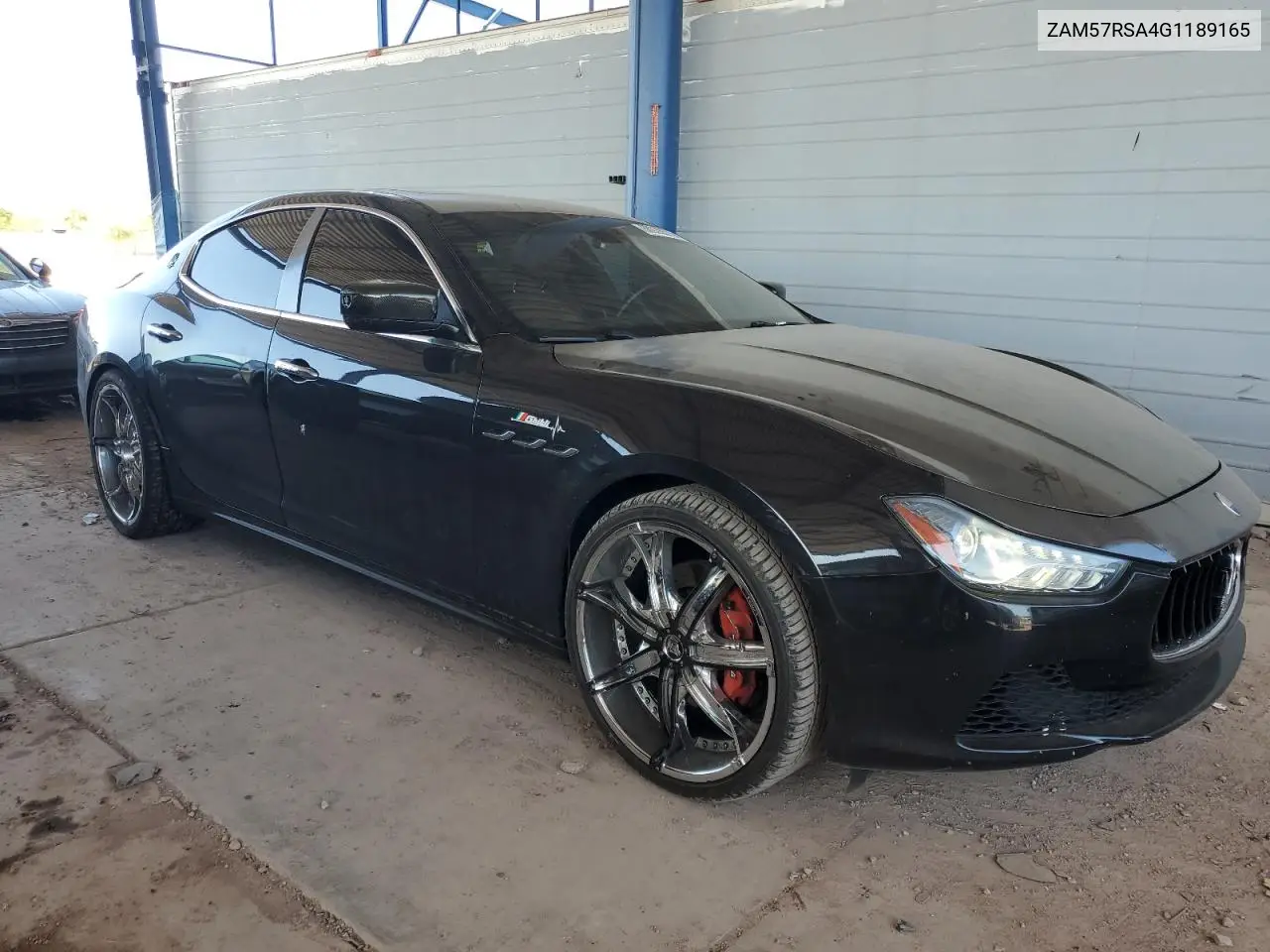 2016 Maserati Ghibli S VIN: ZAM57RSA4G1189165 Lot: 60928575