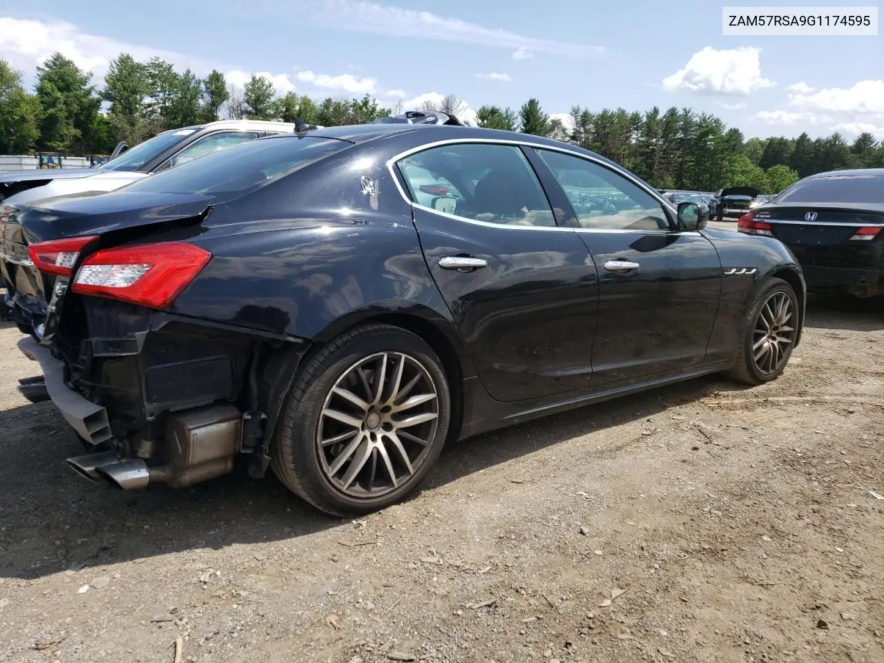 2016 Maserati Ghibli S VIN: ZAM57RSA9G1174595 Lot: 61695885