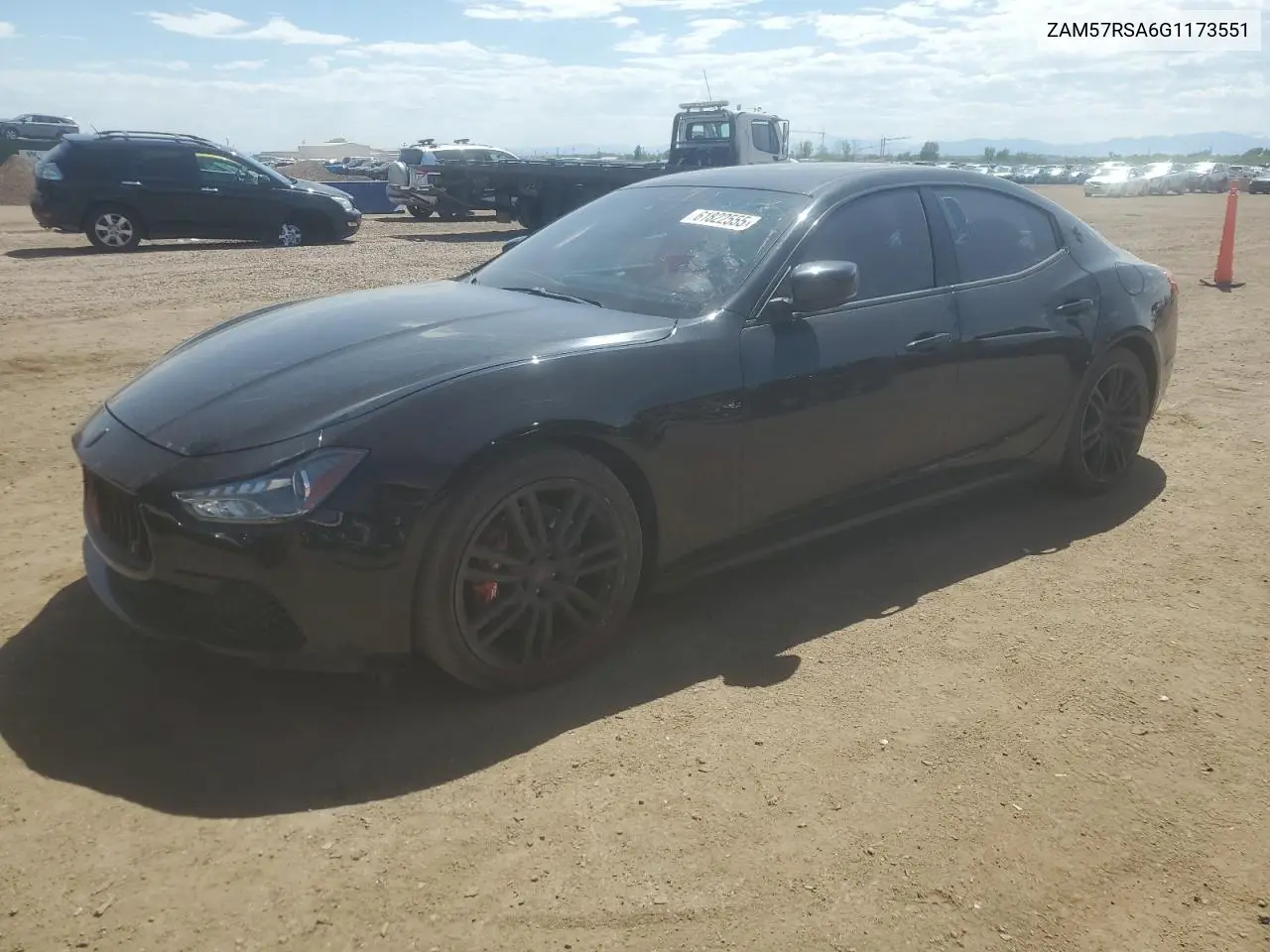 2016 Maserati Ghibli S VIN: ZAM57RSA6G1173551 Lot: 61822555