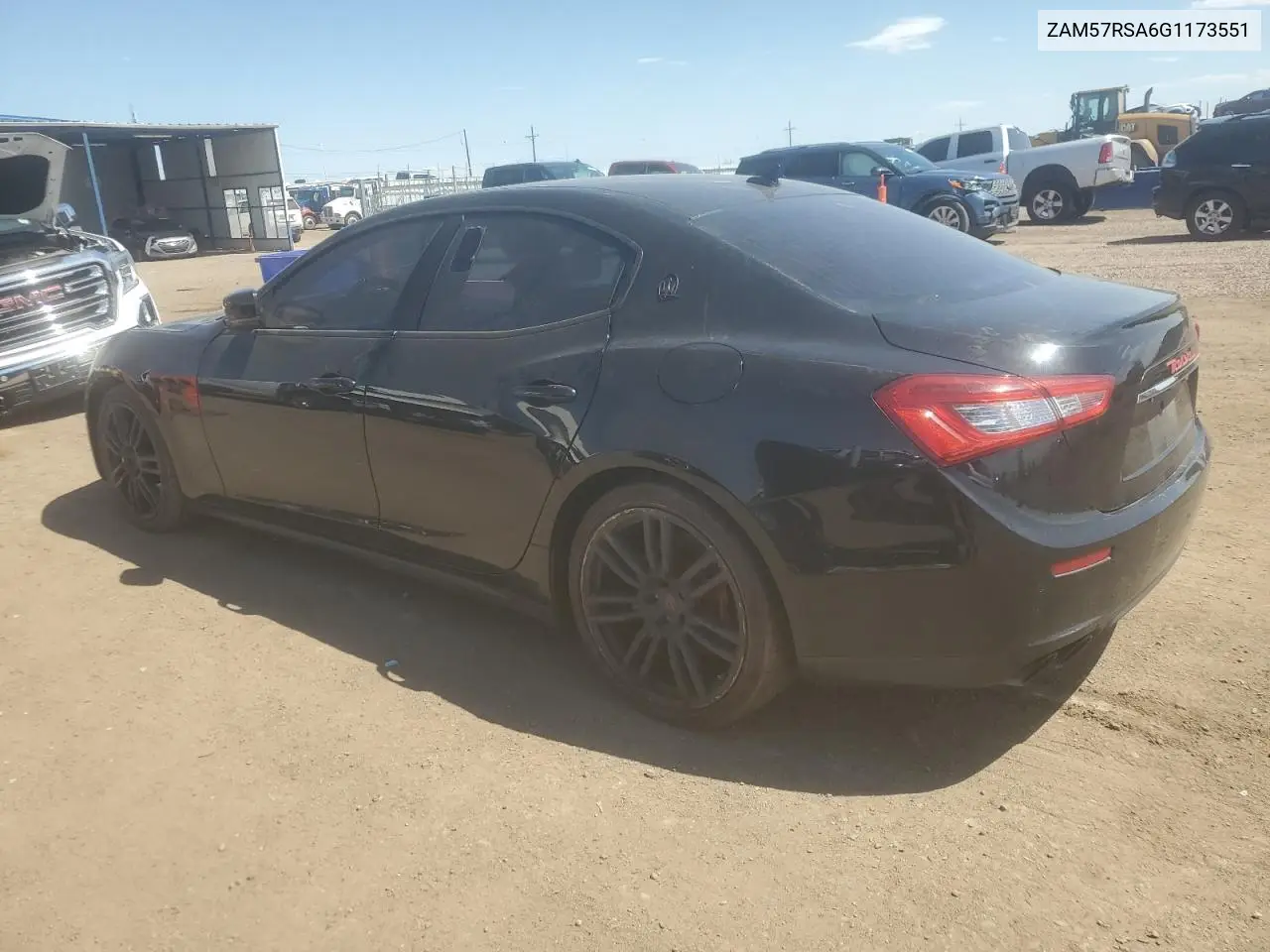 2016 Maserati Ghibli S VIN: ZAM57RSA6G1173551 Lot: 61822555