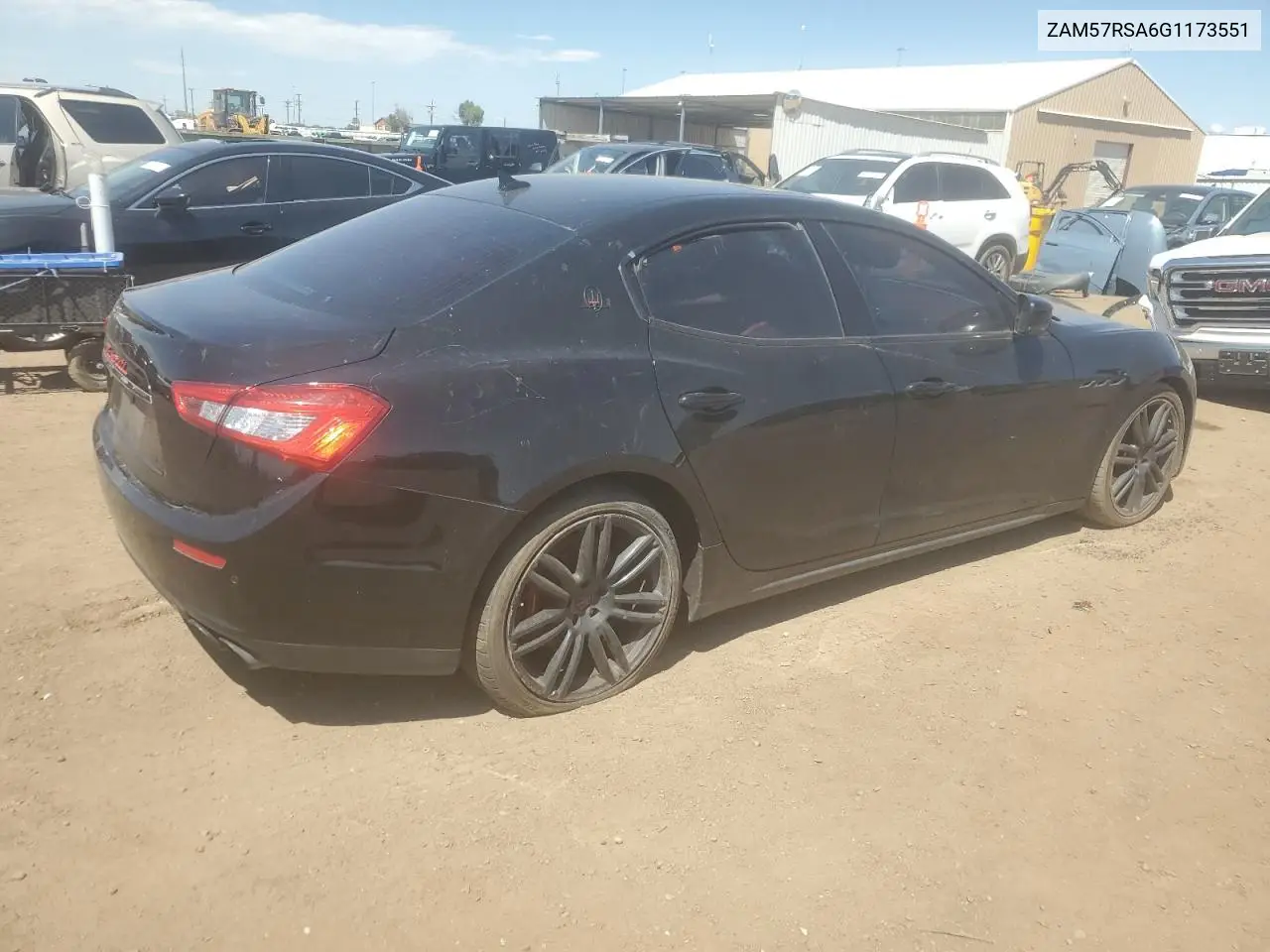 2016 Maserati Ghibli S VIN: ZAM57RSA6G1173551 Lot: 61822555