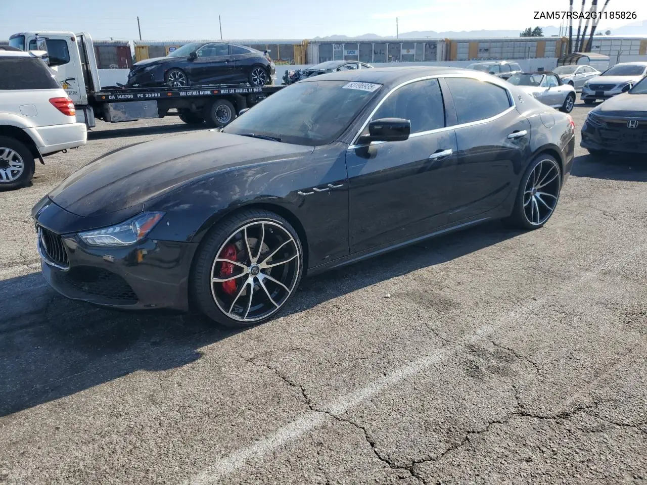 2016 Maserati Ghibli S VIN: ZAM57RSA2G1185826 Lot: 63196935