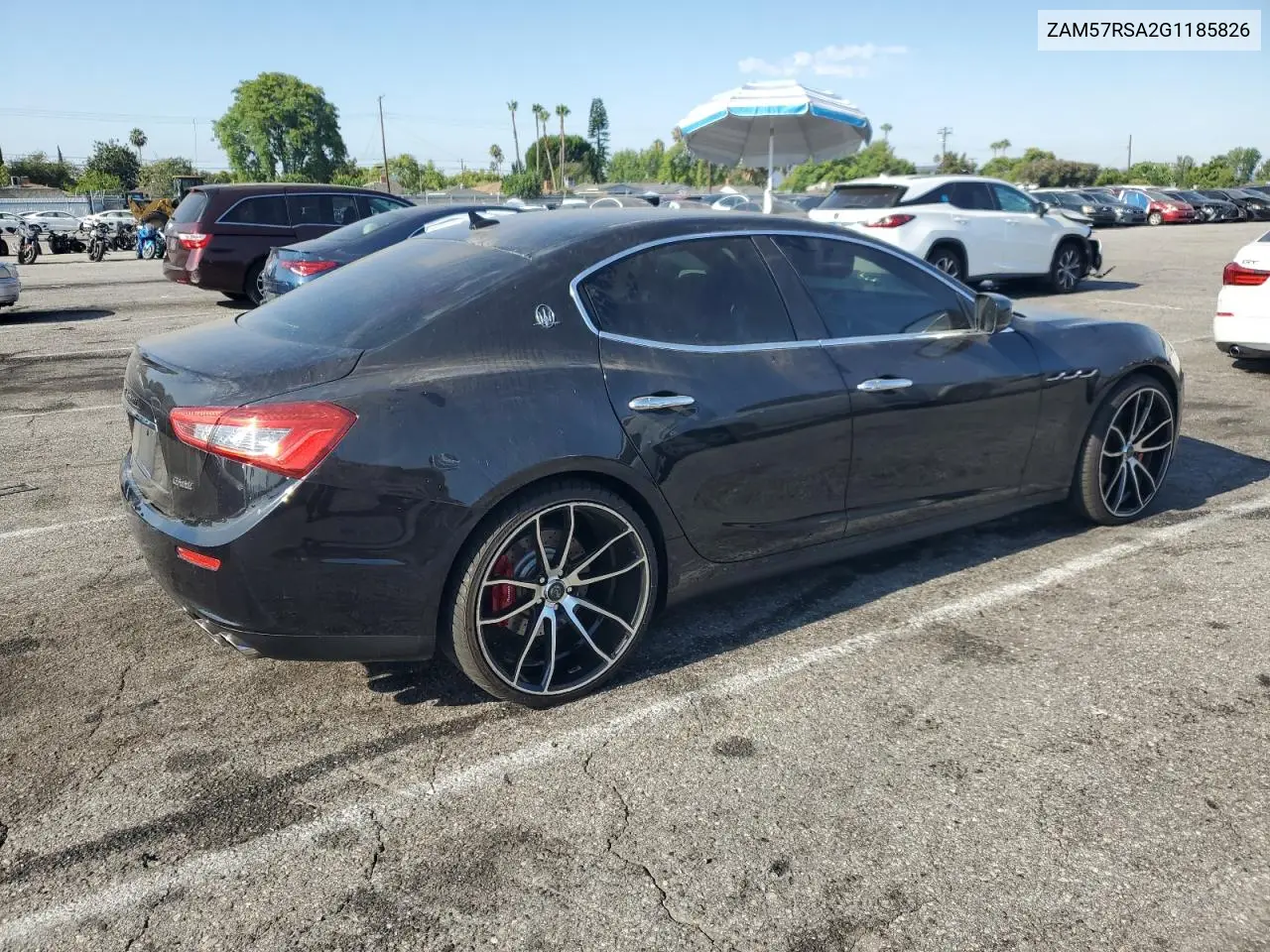 2016 Maserati Ghibli S VIN: ZAM57RSA2G1185826 Lot: 63196935