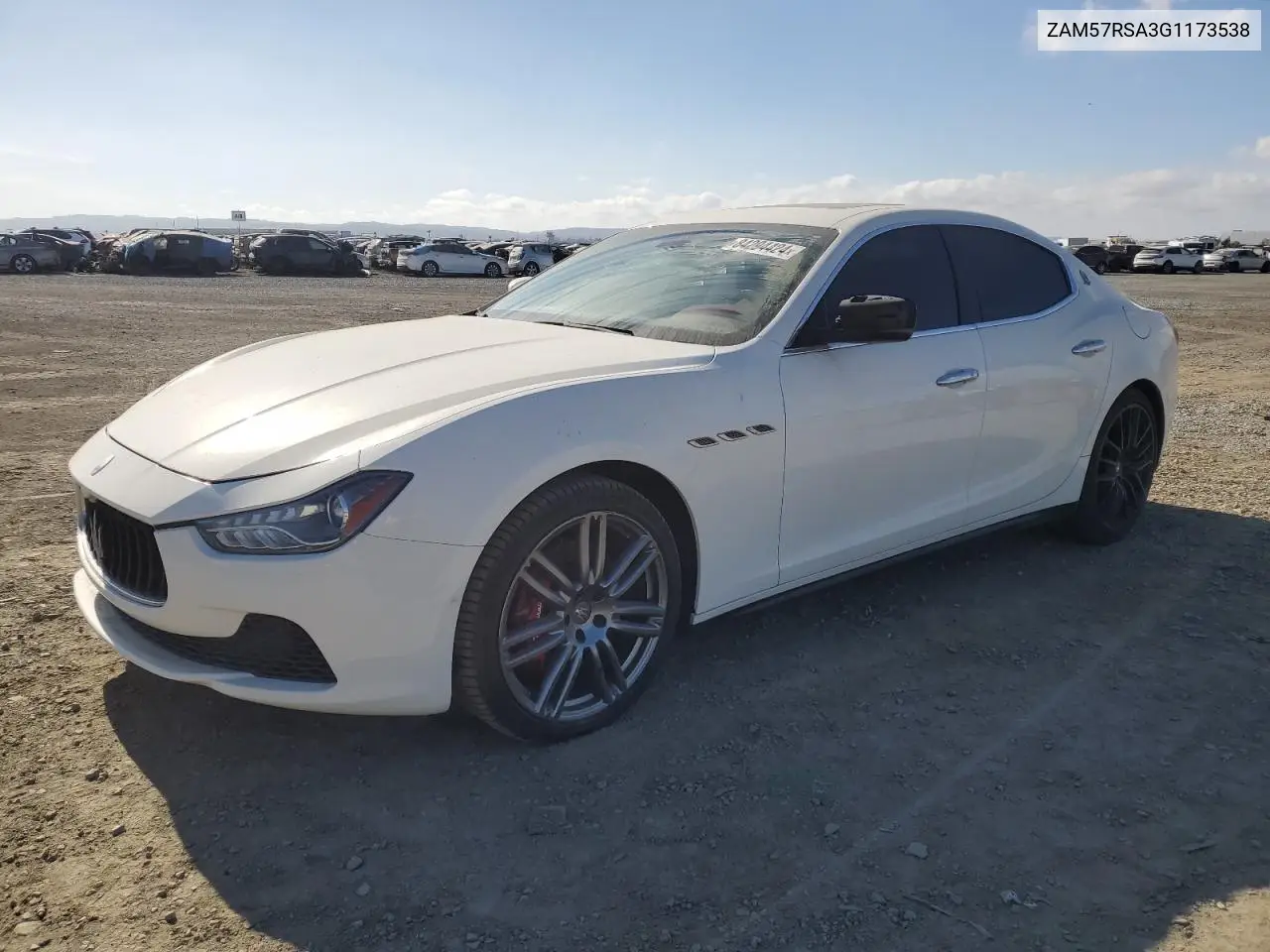 2016 Maserati Ghibli S VIN: ZAM57RSA3G1173538 Lot: 84294424