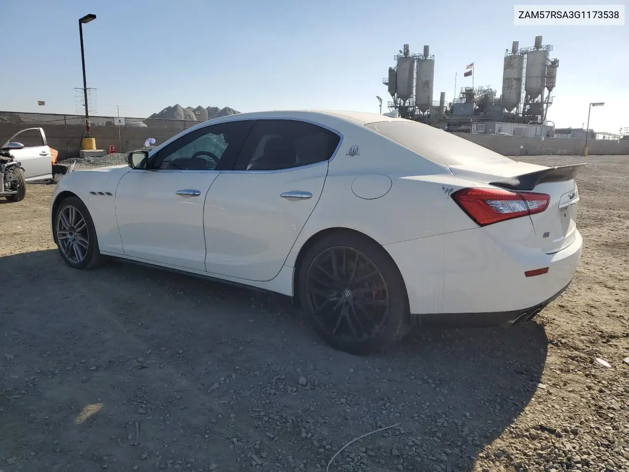 2016 Maserati Ghibli S VIN: ZAM57RSA3G1173538 Lot: 84294424