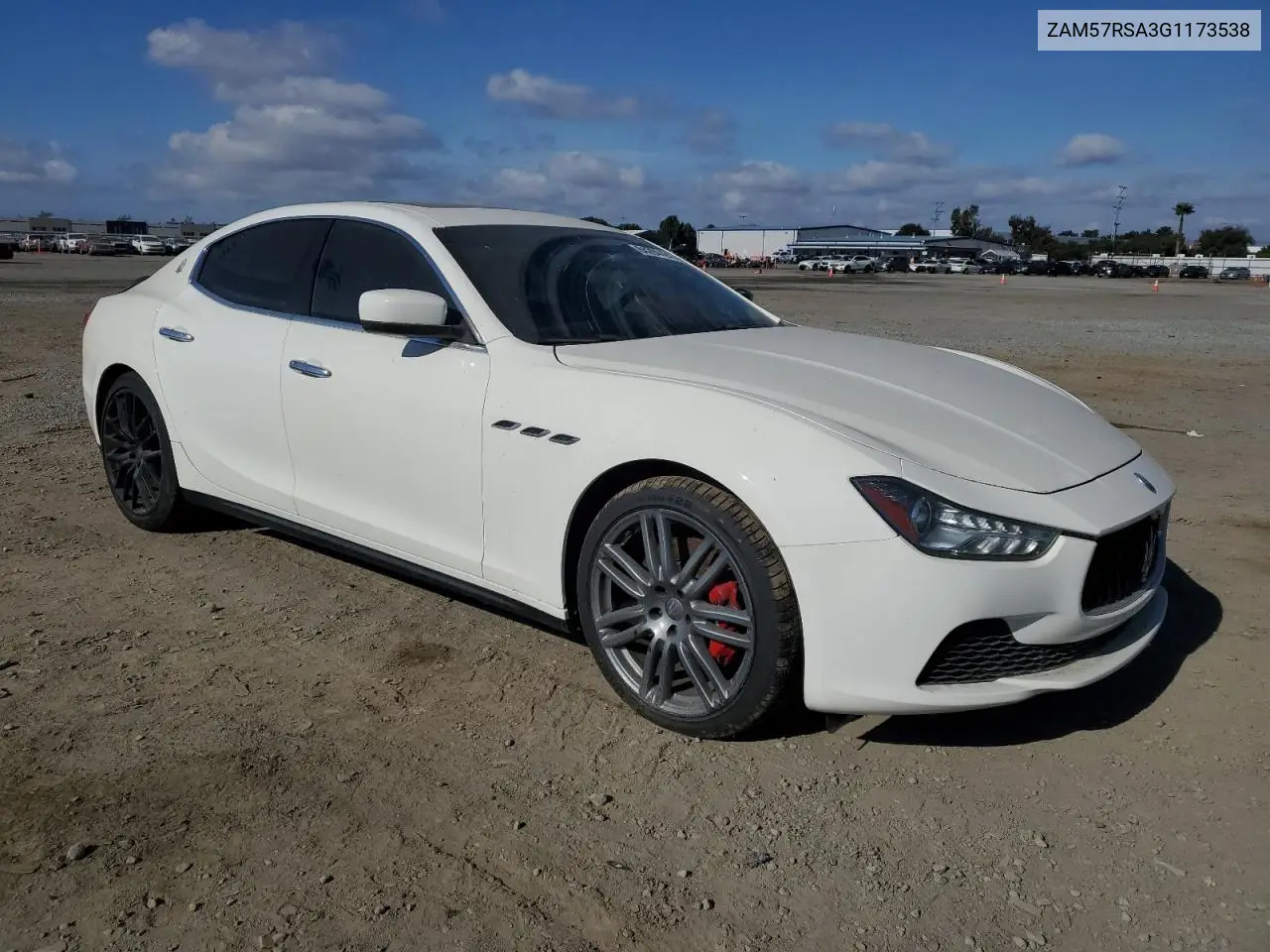 2016 Maserati Ghibli S VIN: ZAM57RSA3G1173538 Lot: 84294424