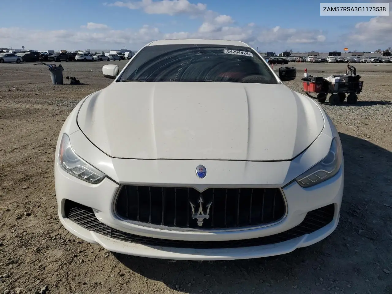 2016 Maserati Ghibli S VIN: ZAM57RSA3G1173538 Lot: 84294424