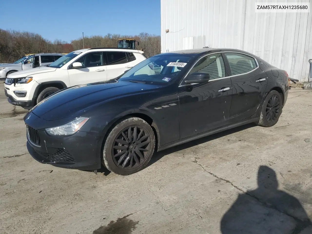 2017 Maserati Ghibli S VIN: ZAM57RTAXH1235680 Lot: 51600595