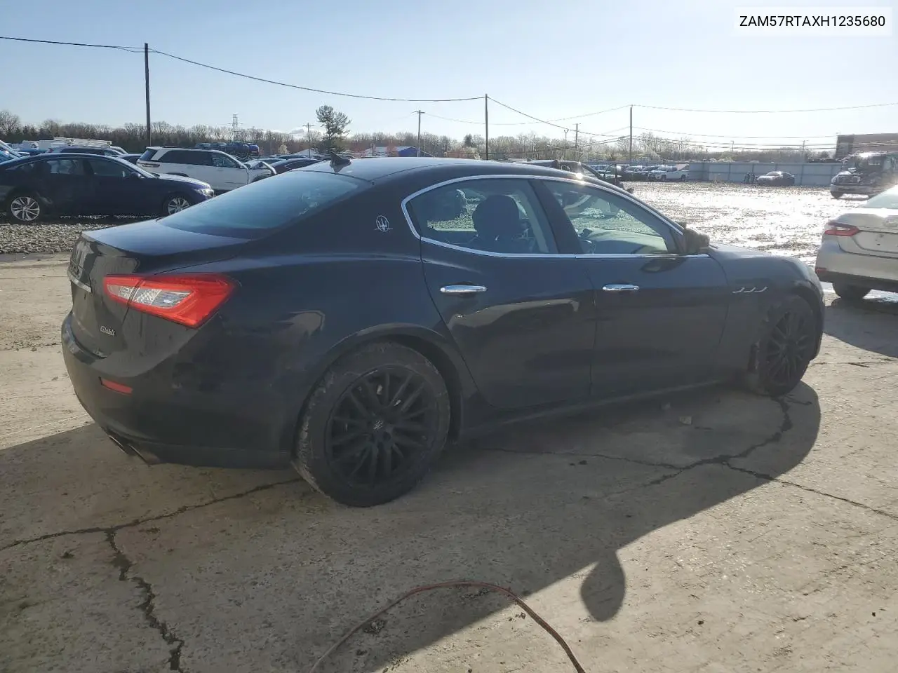 2017 Maserati Ghibli S VIN: ZAM57RTAXH1235680 Lot: 51600595