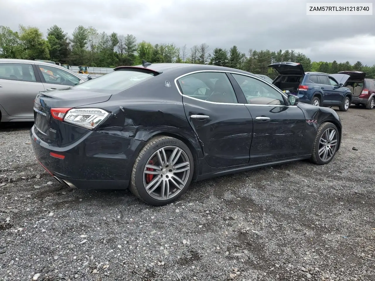 2017 Maserati Ghibli S VIN: ZAM57RTL3H1218740 Lot: 55562515