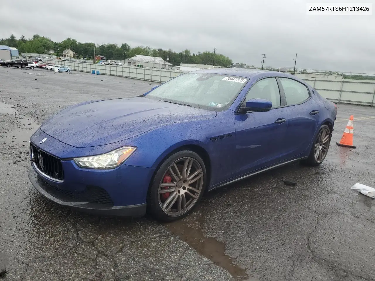 2017 Maserati Ghibli S VIN: ZAM57RTS6H1213426 Lot: 55841795