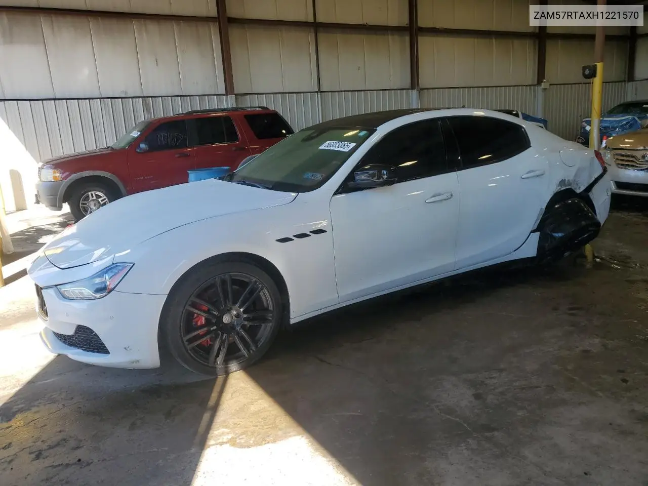 2017 Maserati Ghibli S VIN: ZAM57RTAXH1221570 Lot: 56003065