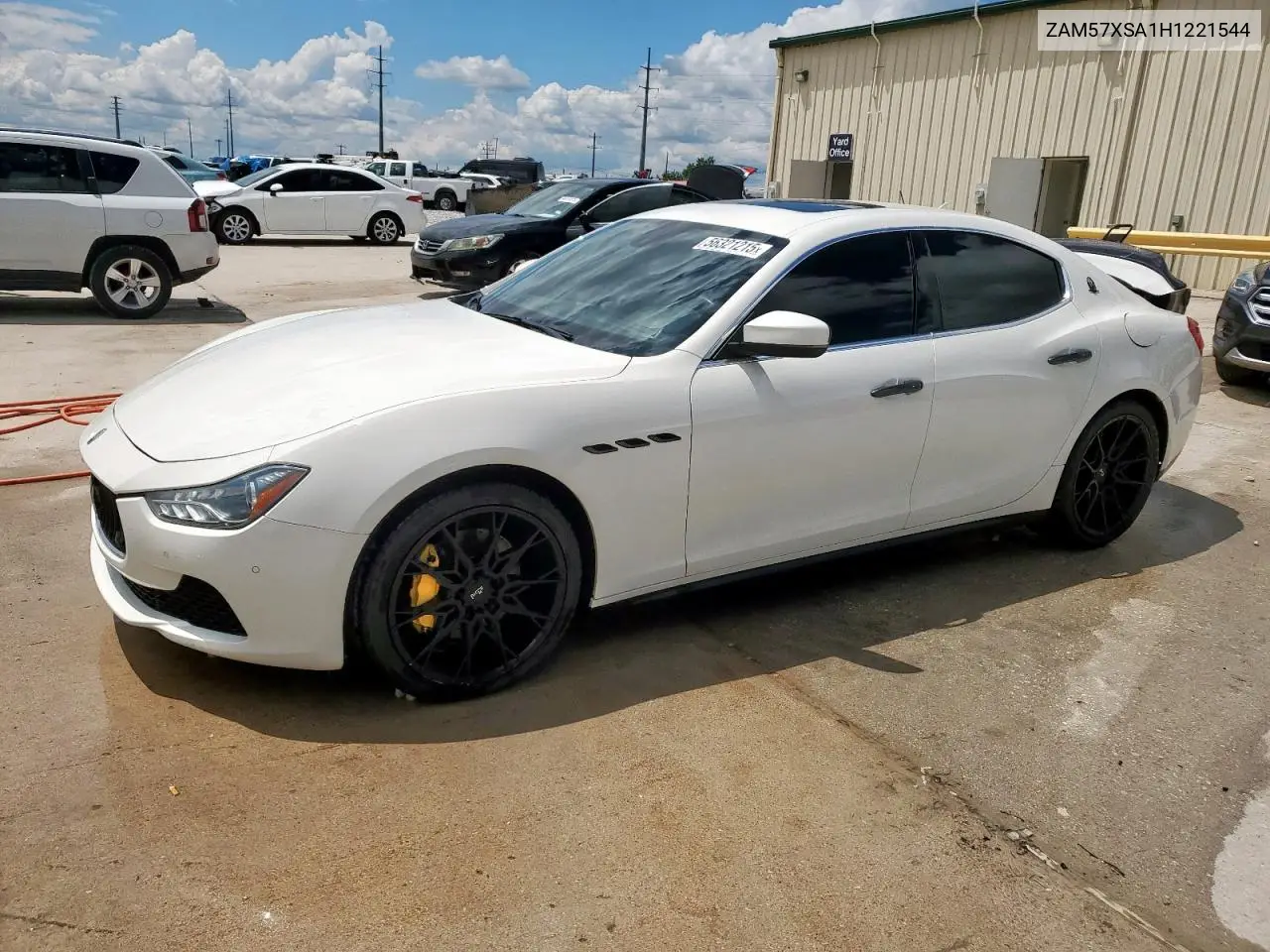 2017 Maserati Ghibli VIN: ZAM57XSA1H1221544 Lot: 56321215