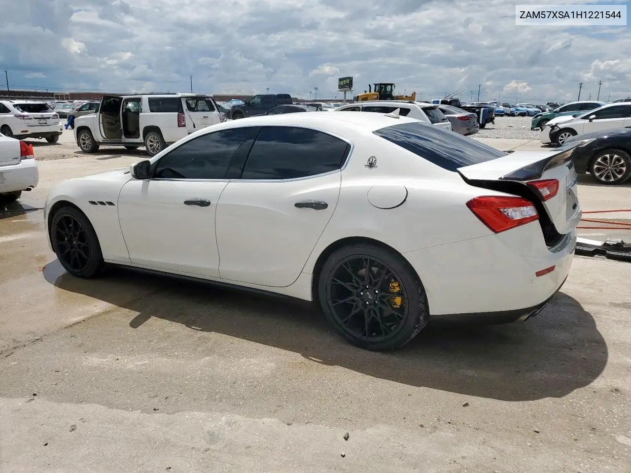 2017 Maserati Ghibli VIN: ZAM57XSA1H1221544 Lot: 56321215