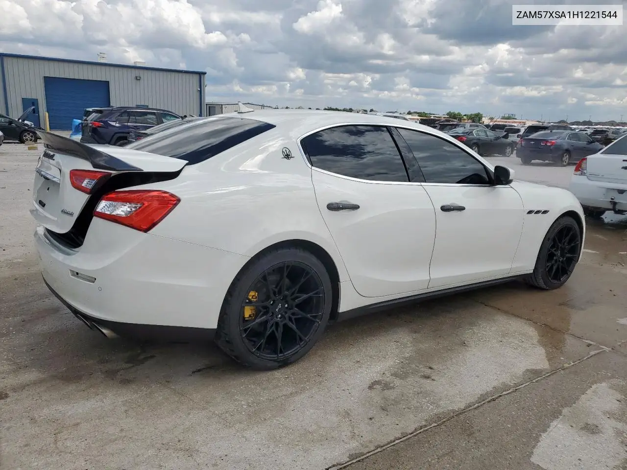 2017 Maserati Ghibli VIN: ZAM57XSA1H1221544 Lot: 56321215