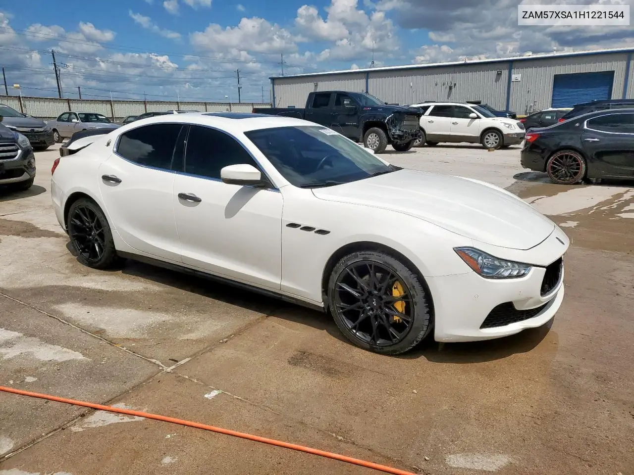 2017 Maserati Ghibli VIN: ZAM57XSA1H1221544 Lot: 56321215