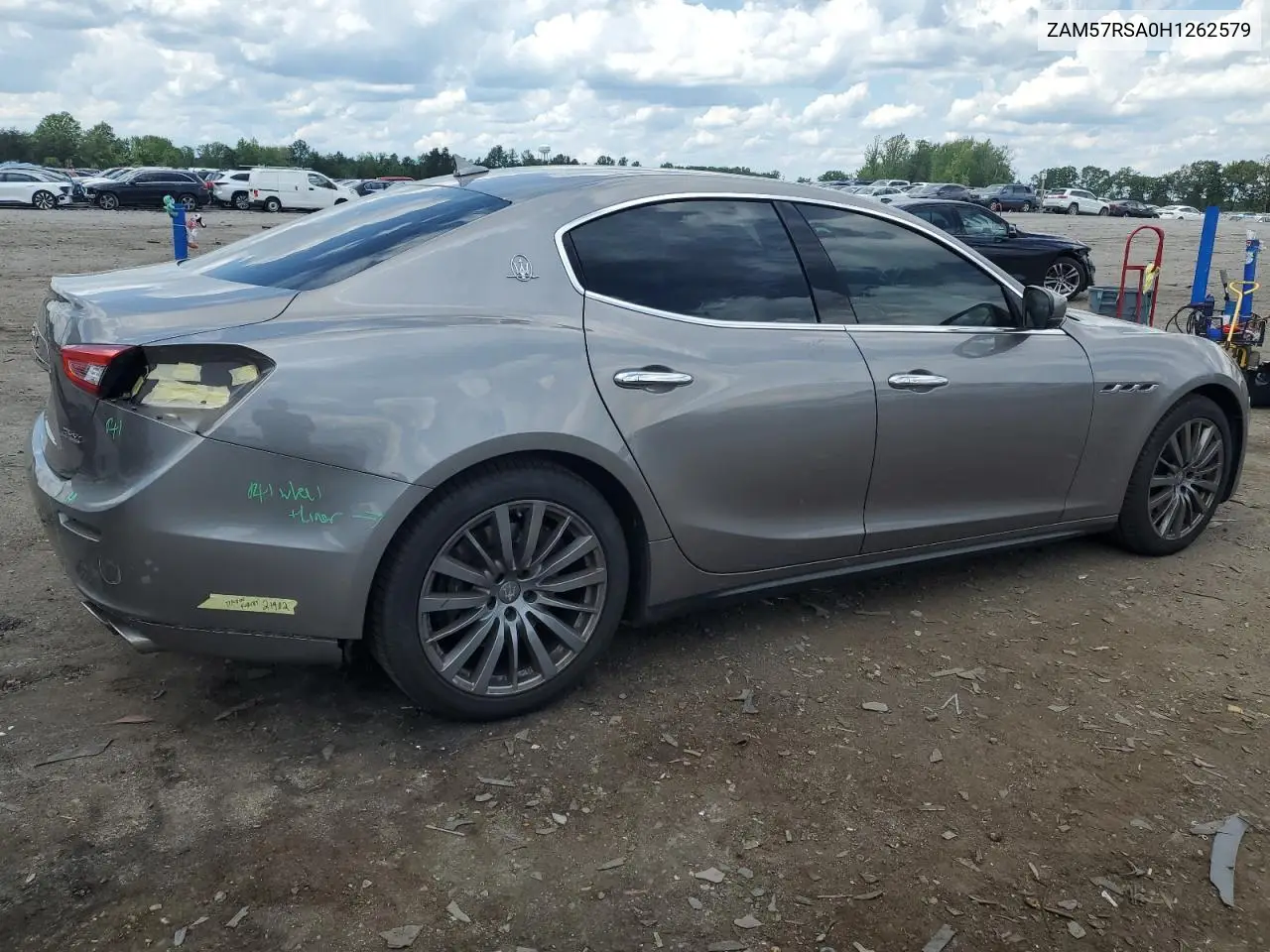 2017 Maserati Ghibli S VIN: ZAM57RSA0H1262579 Lot: 56361435
