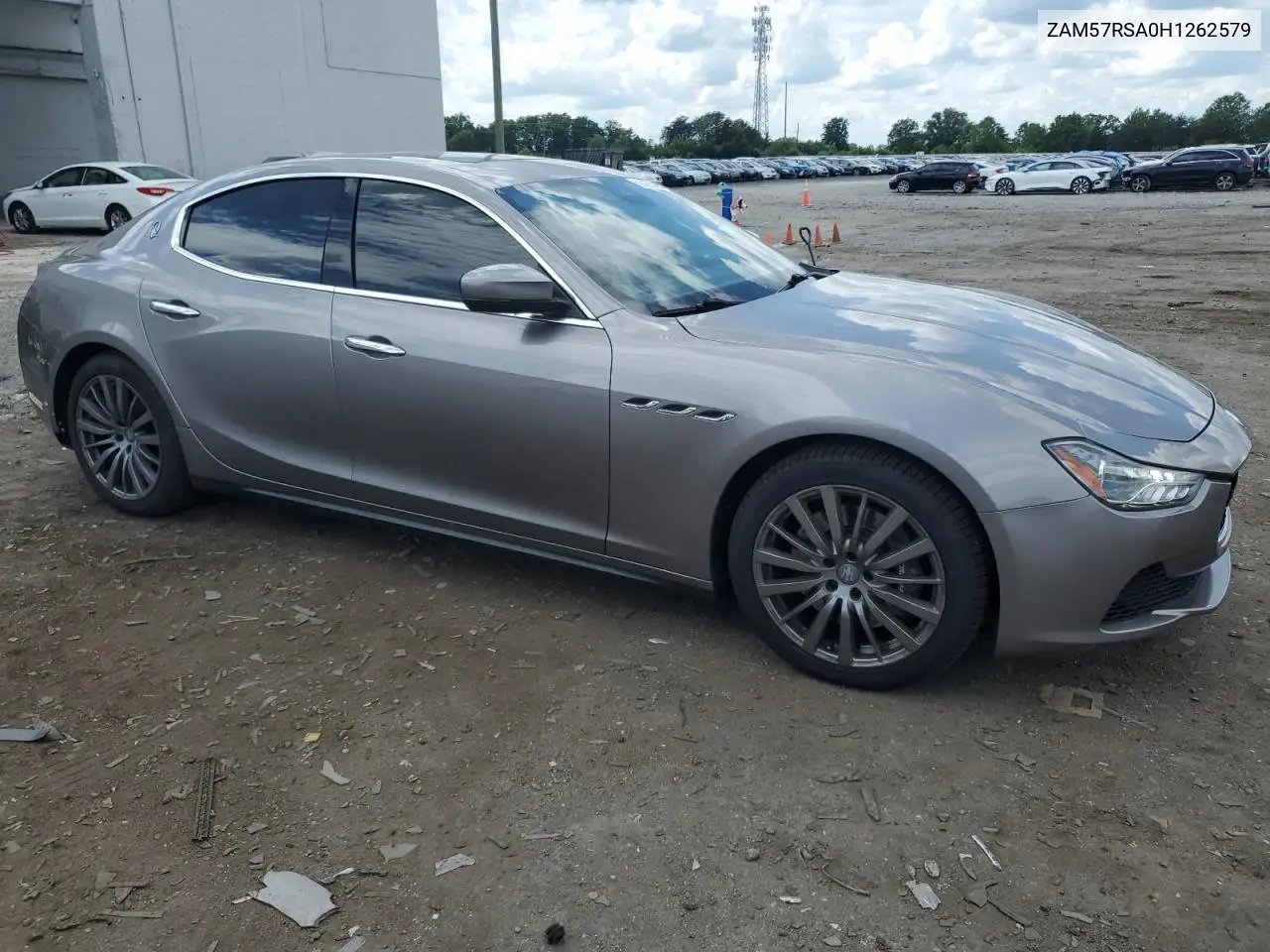 2017 Maserati Ghibli S VIN: ZAM57RSA0H1262579 Lot: 56361435
