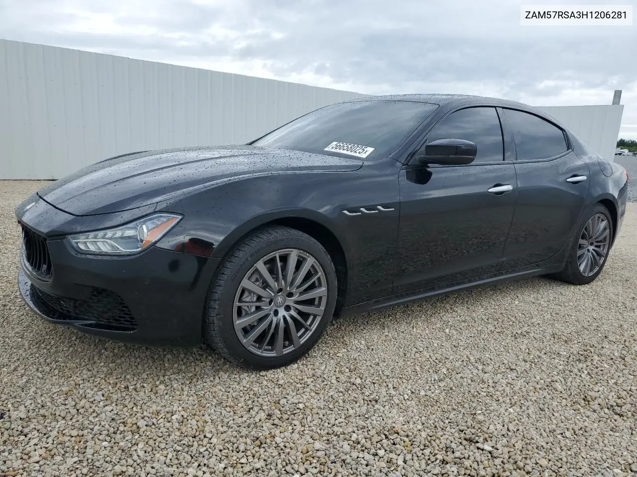 2017 Maserati Ghibli S VIN: ZAM57RSA3H1206281 Lot: 56658025