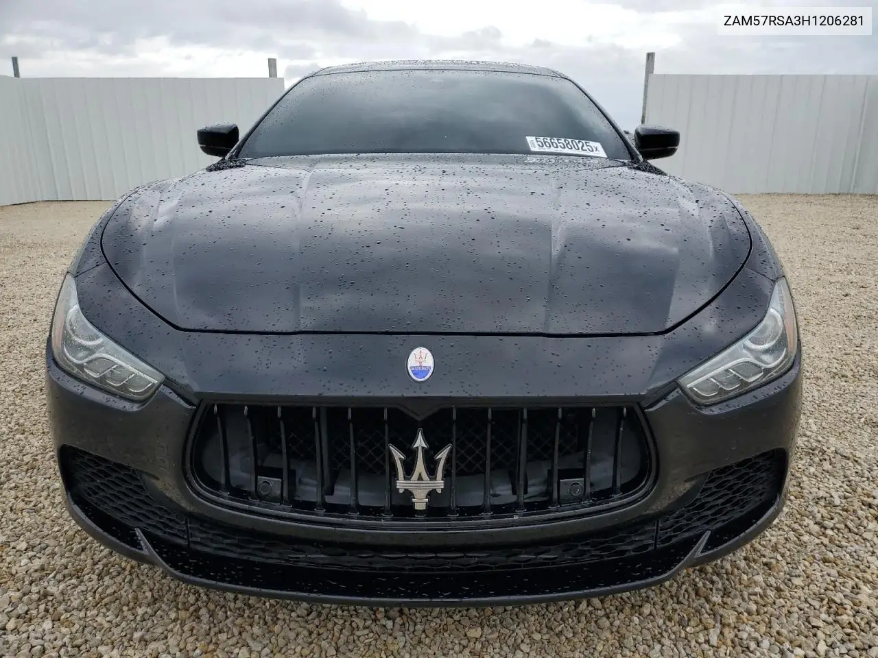 2017 Maserati Ghibli S VIN: ZAM57RSA3H1206281 Lot: 56658025