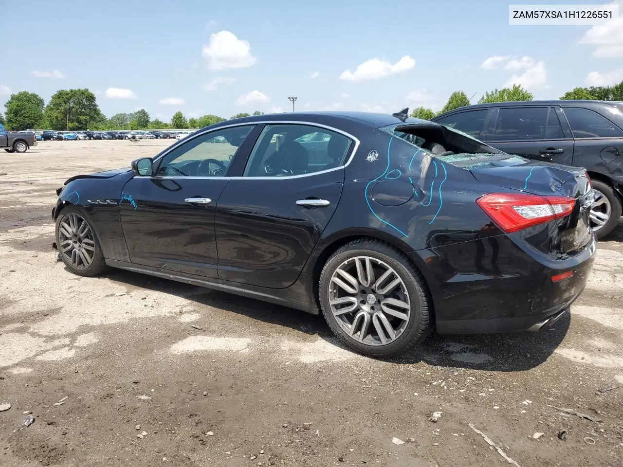 2017 Maserati Ghibli VIN: ZAM57XSA1H1226551 Lot: 60850035