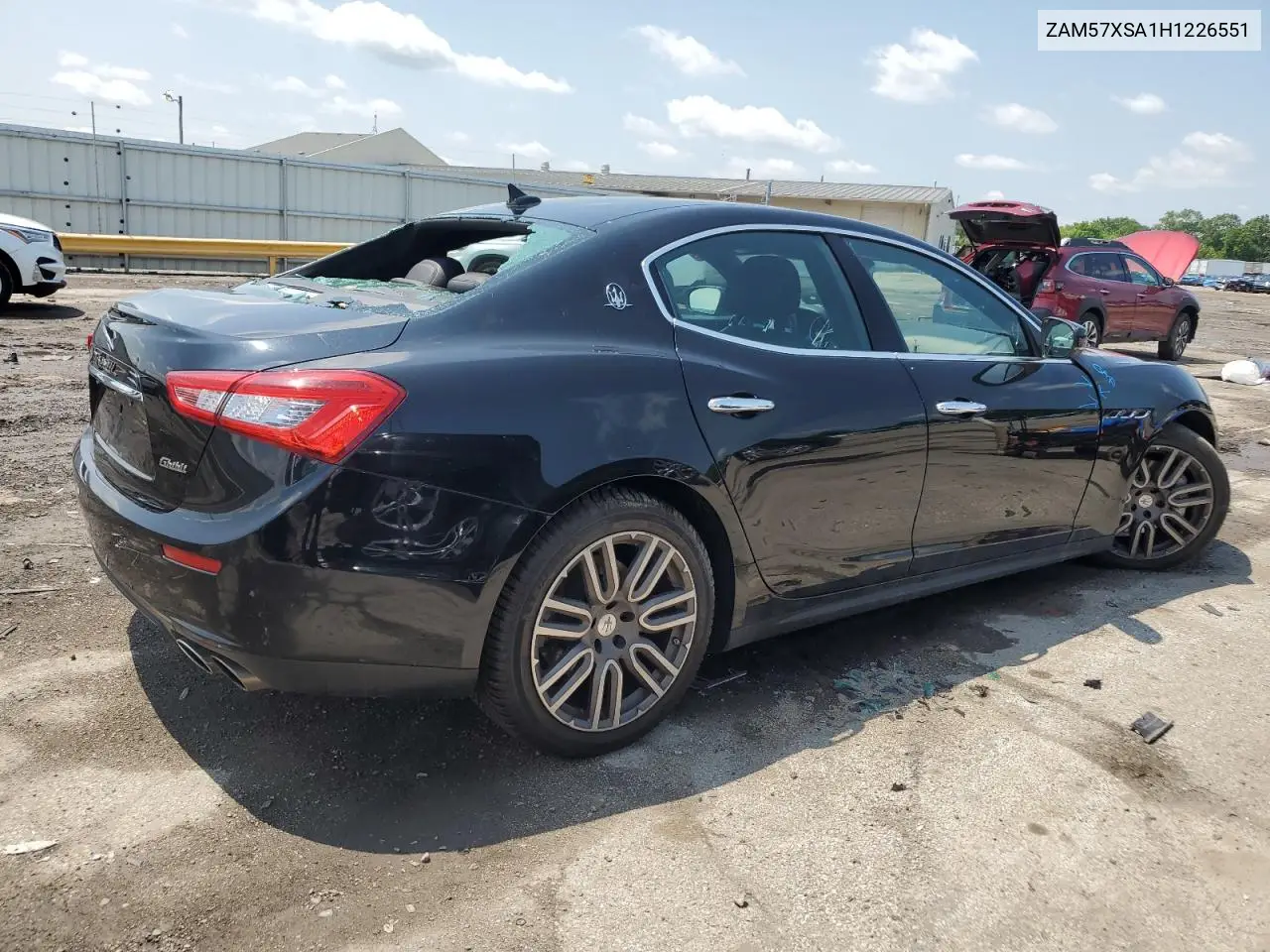 2017 Maserati Ghibli VIN: ZAM57XSA1H1226551 Lot: 60850035