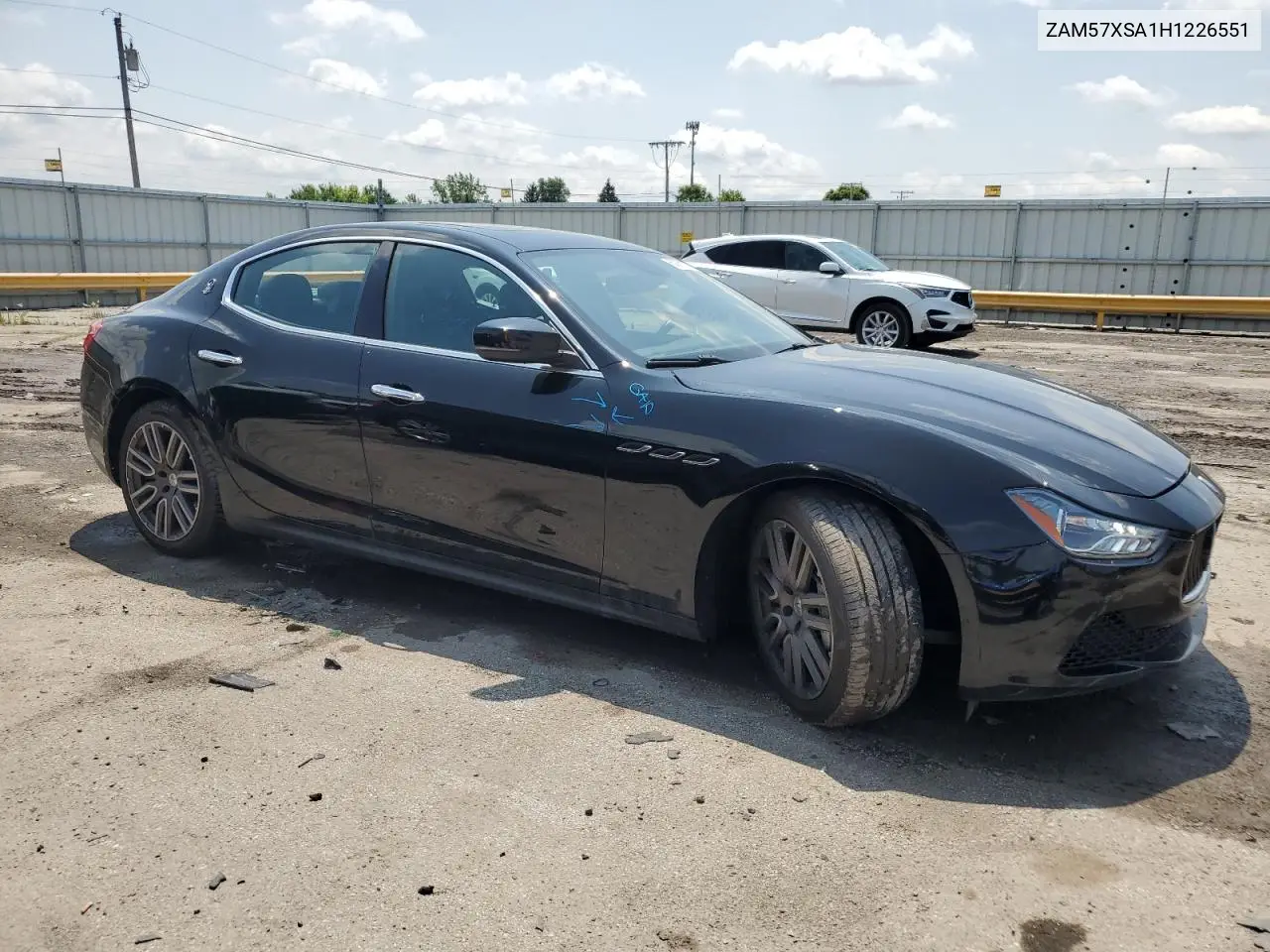 2017 Maserati Ghibli VIN: ZAM57XSA1H1226551 Lot: 60850035