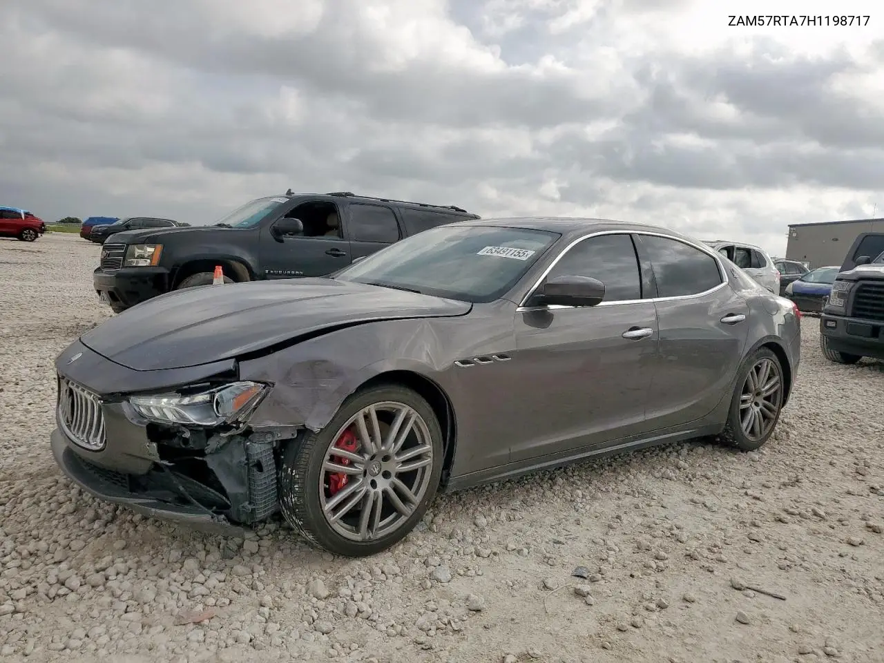 2017 Maserati Ghibli S VIN: ZAM57RTA7H1198717 Lot: 63491155