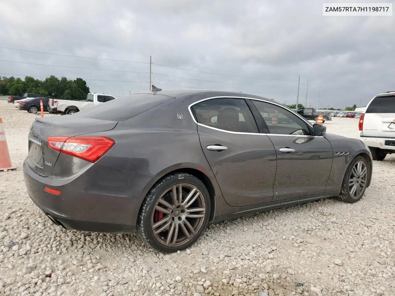 2017 Maserati Ghibli S VIN: ZAM57RTA7H1198717 Lot: 63491155
